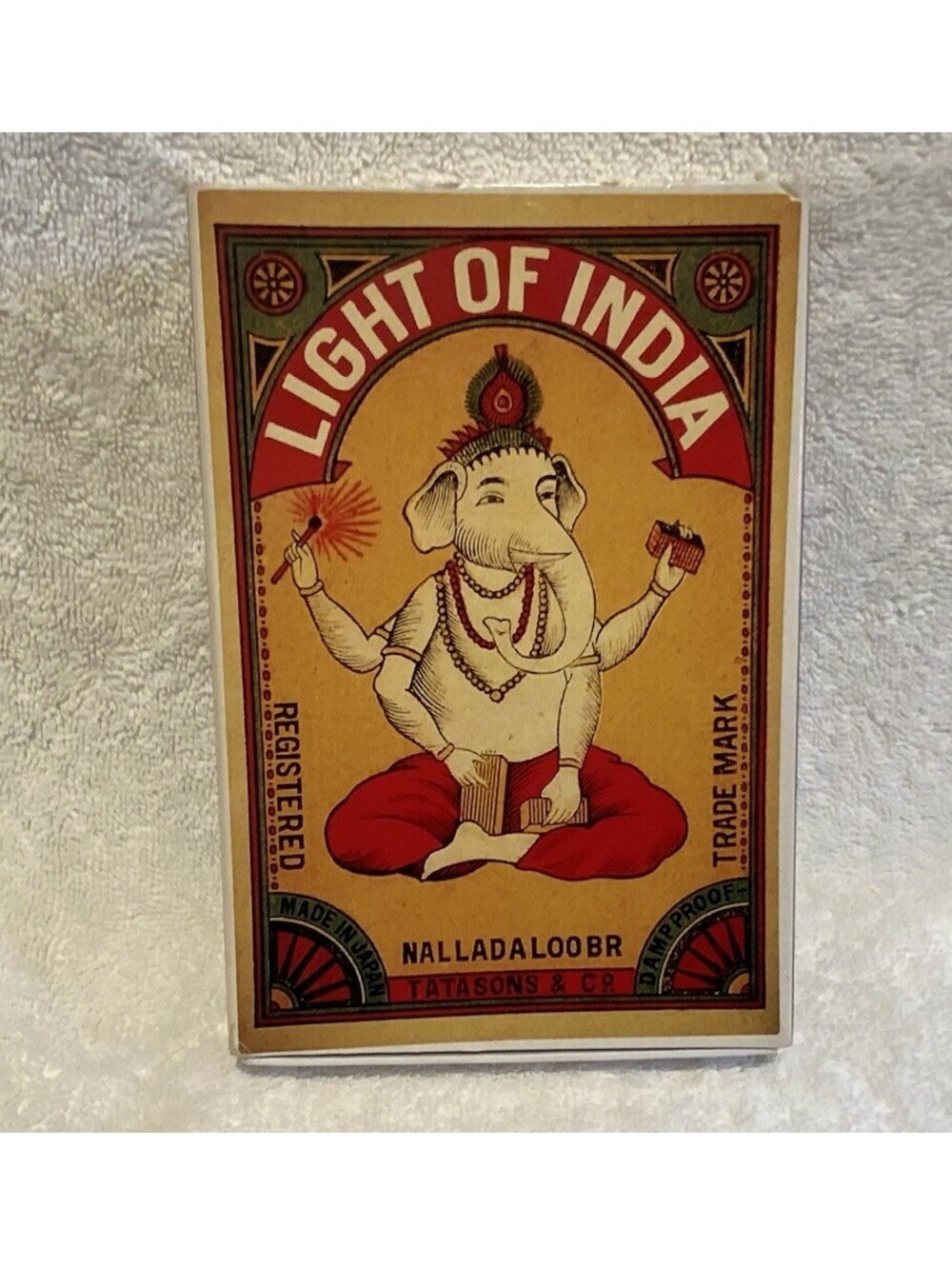 Vintage Collectable Set of 23 Light of India Indian Matchbox Art 6”x4” Postcards